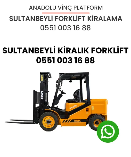 Sultanbeyli kiralık forklift görseli